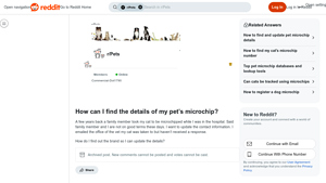 Microchip Lookup - Essential Steps