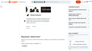 Slobber Stopper - Effective Water Bowl for Large Breeds