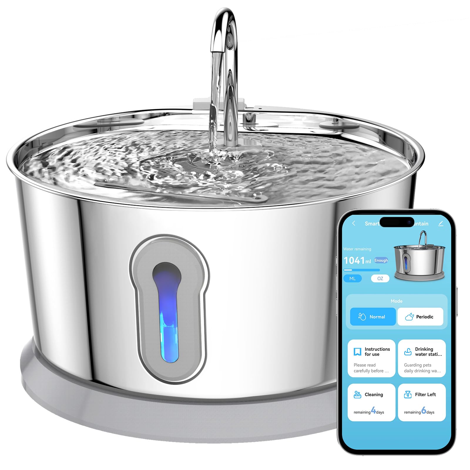 An application scenario or product detail of refrigerated cat water fountain - Image 17