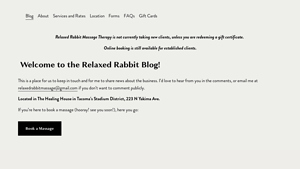 Relaxed Rabbit - Massage Therapy Services
