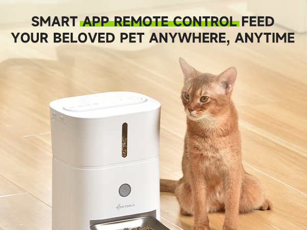 An application scenario or product detail of remote control cat feeder - Image 1