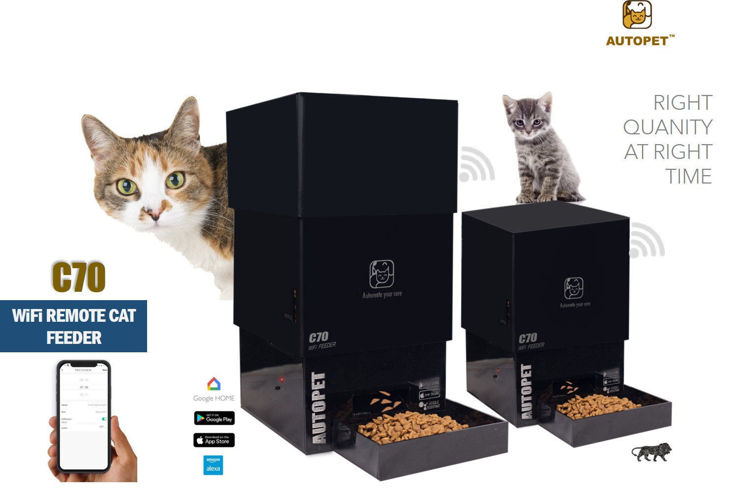 An application scenario or product detail of remote control cat feeder - Image 12