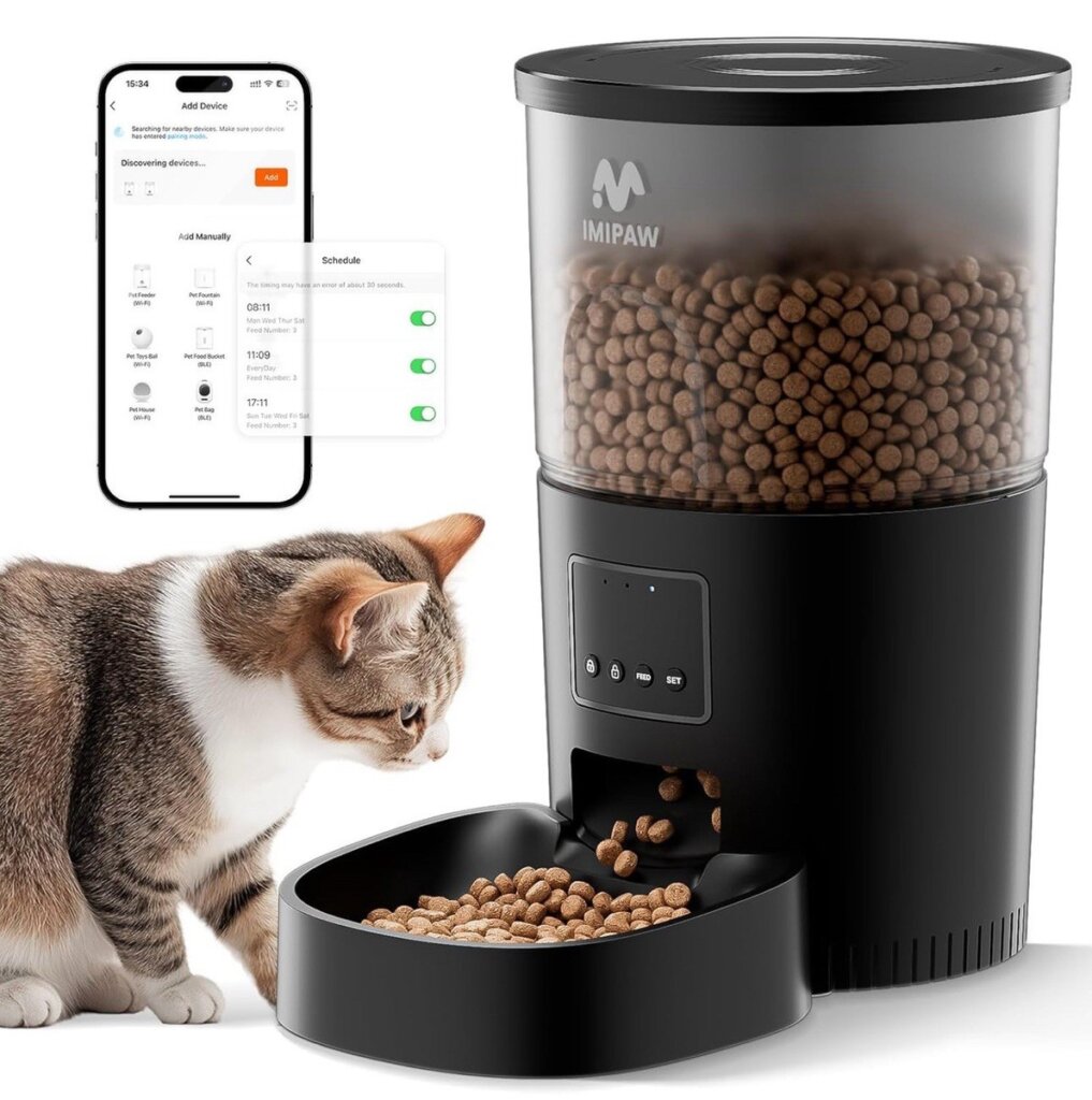 Featured image for the remote control cat feeder guide