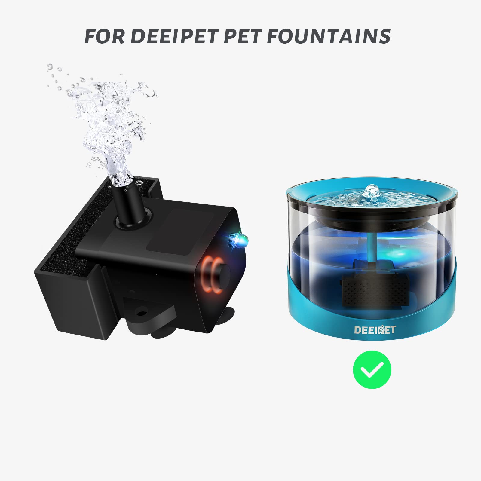 An application scenario or product detail of replacement pump for catit water fountain - Image 10