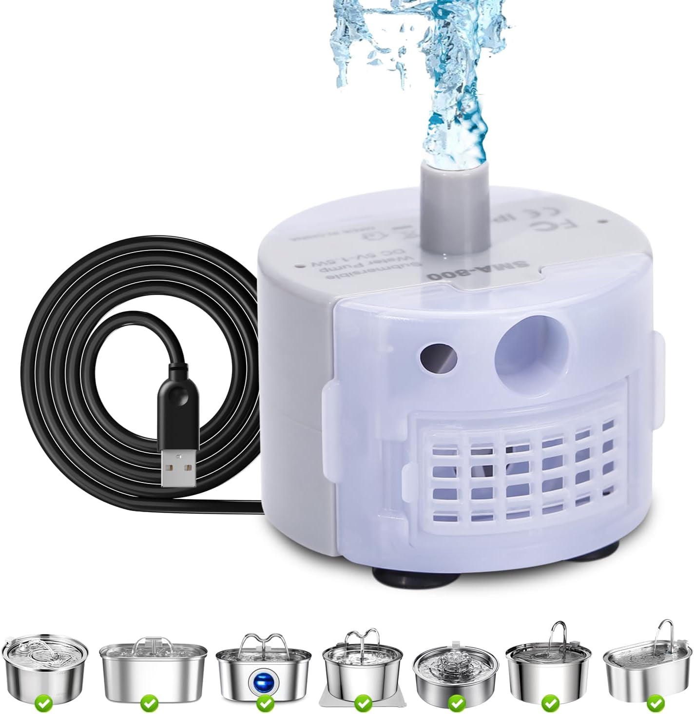 An application scenario or product detail of replacement pump for catit water fountain - Image 12