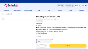 Revival Animal - Lixit® Dog Faucet Waterer L-100