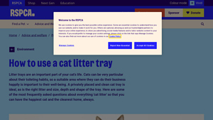 RSPCA - Essential Litter Tray Guide