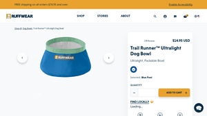 Ruffwear - Trail Runner™ Ultralight Dog Bowl