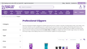 Ryan's Pet Supplies - Professional Grooming Clippers