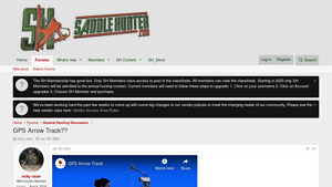 Saddle Hunter - GPS Arrow Track