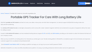 SEEWORLD - Portable Car GPS Trackers
