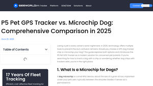 SeeWorld - P5 Pet GPS Tracker