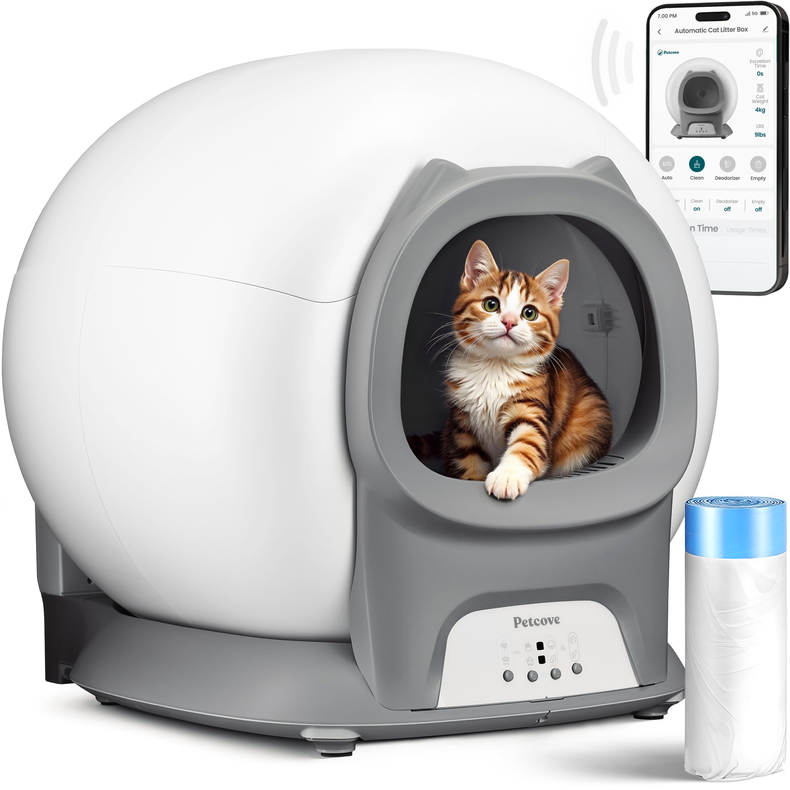 An application scenario or product detail of self cleaning cat litter boxes - Image 5
