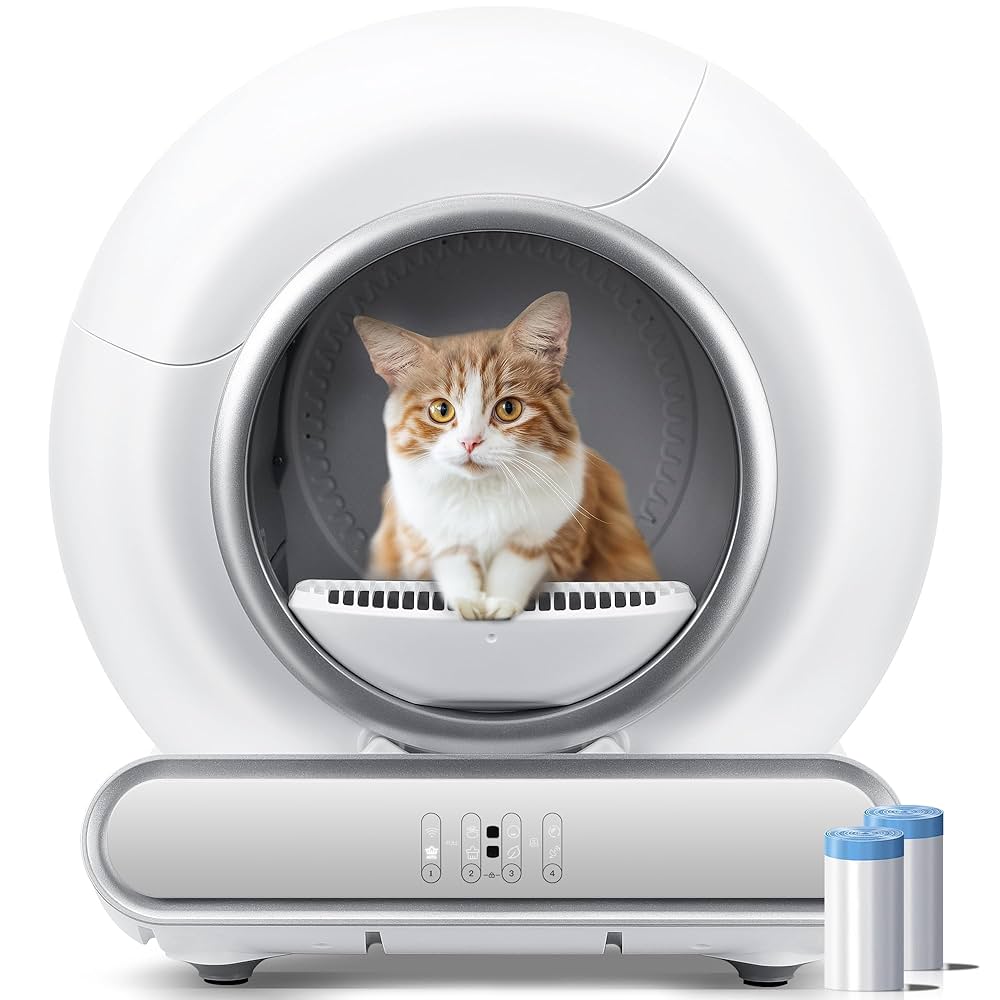 An application scenario or product detail of self cleaning kitty litter box - Image 1