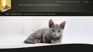 SHEBA® - Kitten Food Selections