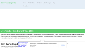 Sim Ownership Data - Live Tracker Sim Data Online 2025