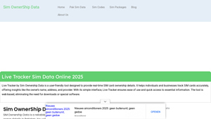 Sim Ownership Data - Live Tracker