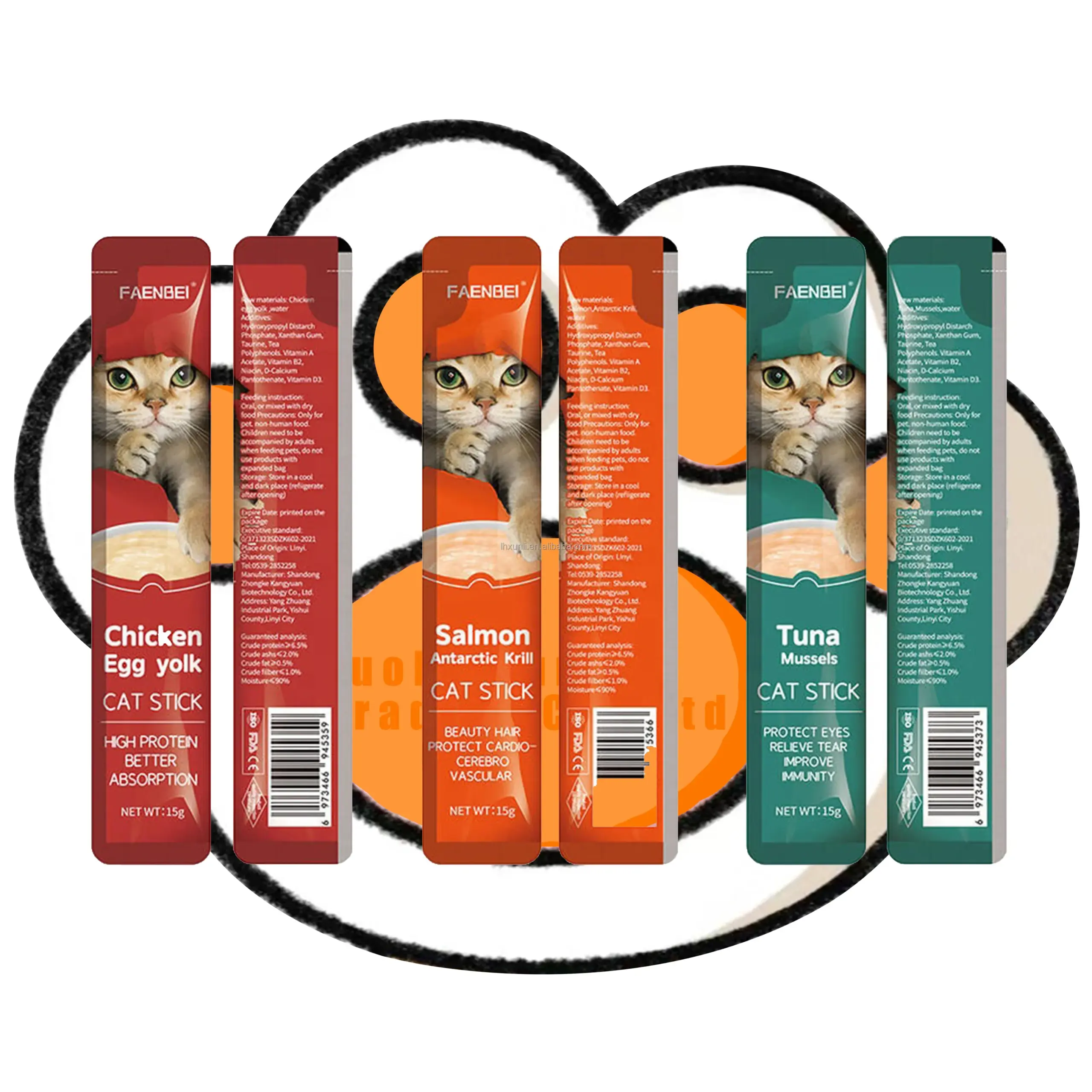 An application scenario or product detail of single serve wet cat food - Image 1