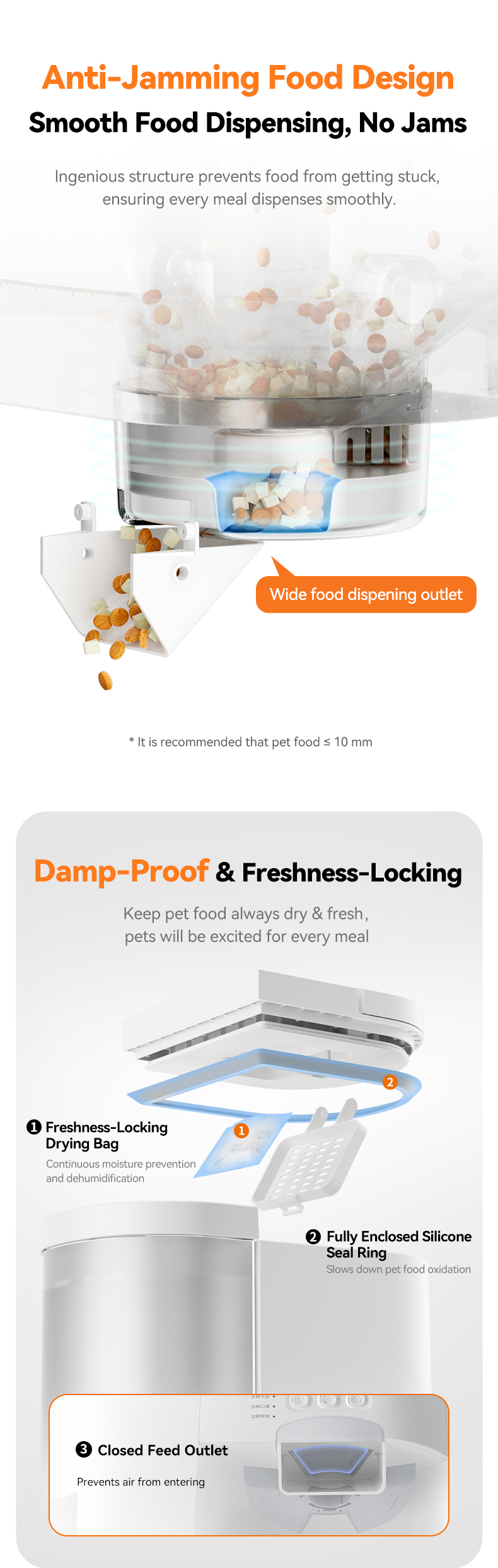 Smart 2-in-1 Pet Combo Feeder and Fountain