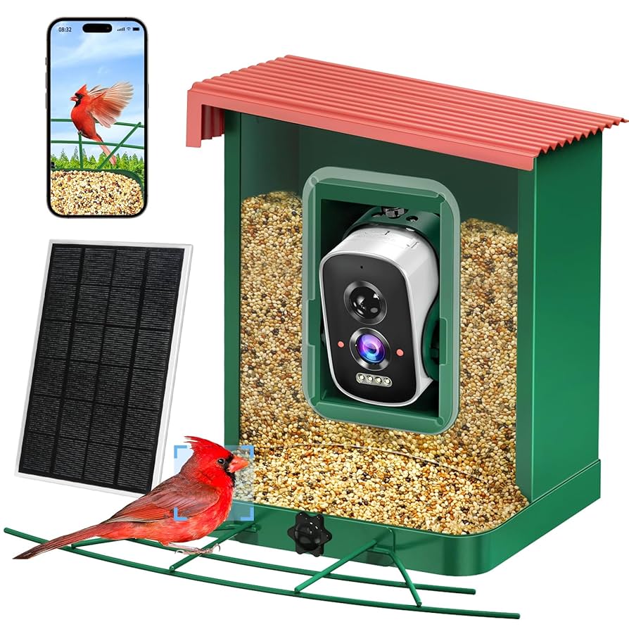 An application scenario or product detail of smart feeder with camera - Image 5