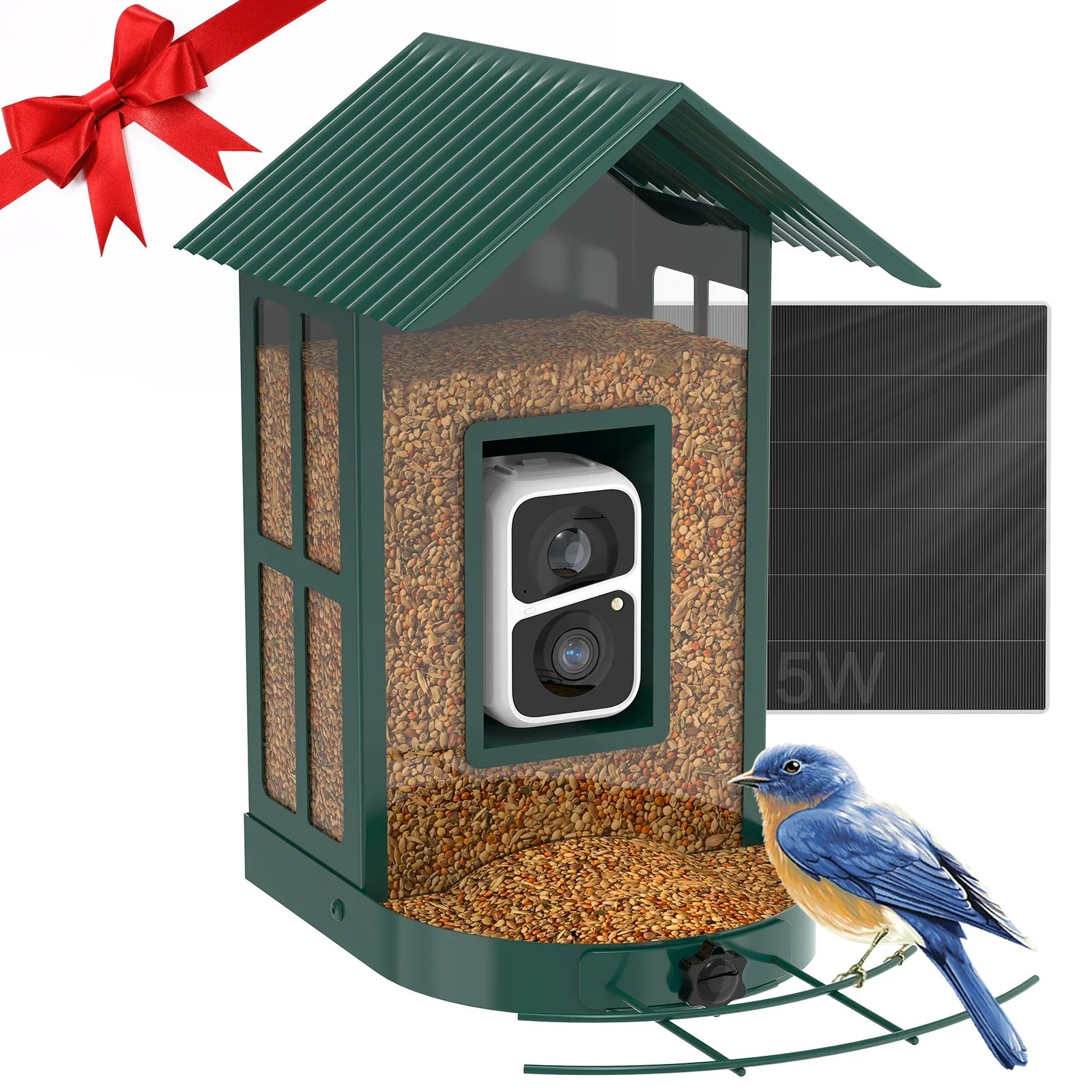 An application scenario or product detail of smart feeder with camera - Image 10