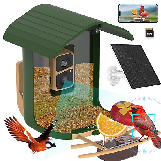 An application scenario or product detail of smart feeder with camera - Image 13