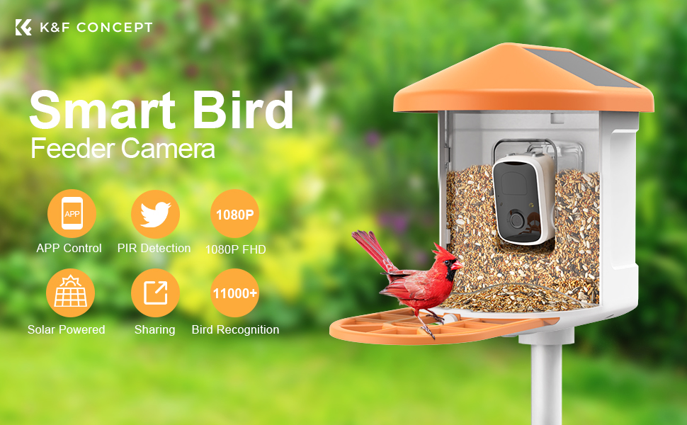 An application scenario or product detail of smart feeder with camera - Image 16
