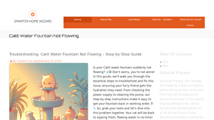 Catit - Water Fountain Troubleshooting Guide
