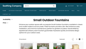 Soothing Company - Small Outdoor Fountains