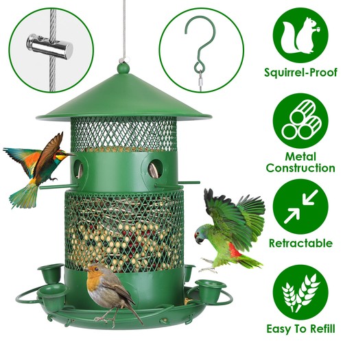 An application scenario or product detail of squirrel proof bird feeder with camera - Image 12