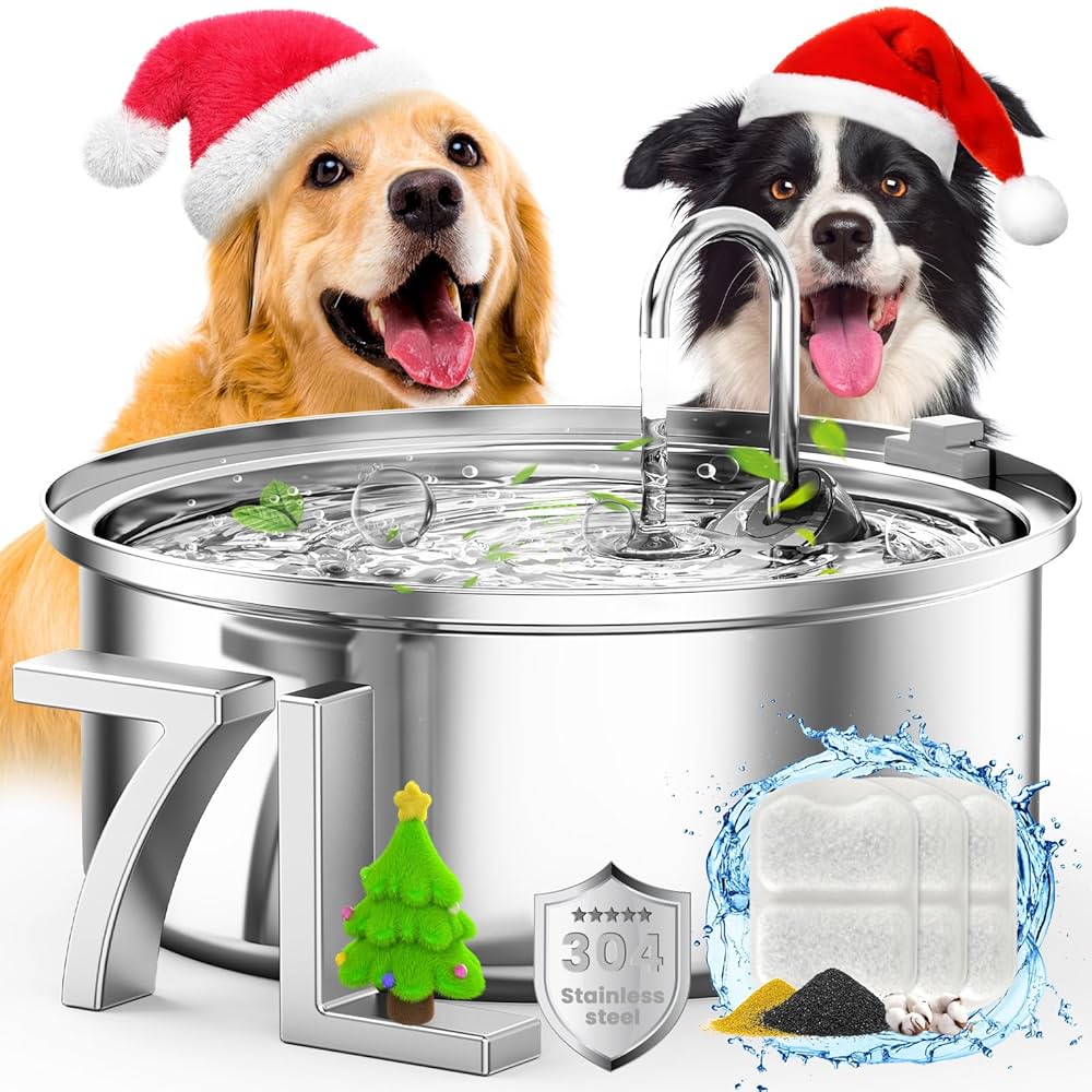 An application scenario or product detail of stainless dog water fountain - Image 7