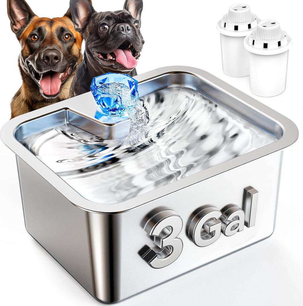 An application scenario or product detail of stainless dog water fountain - Image 12