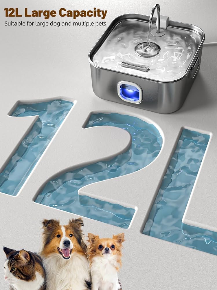 An application scenario or product detail of stainless dog water fountain - Image 15