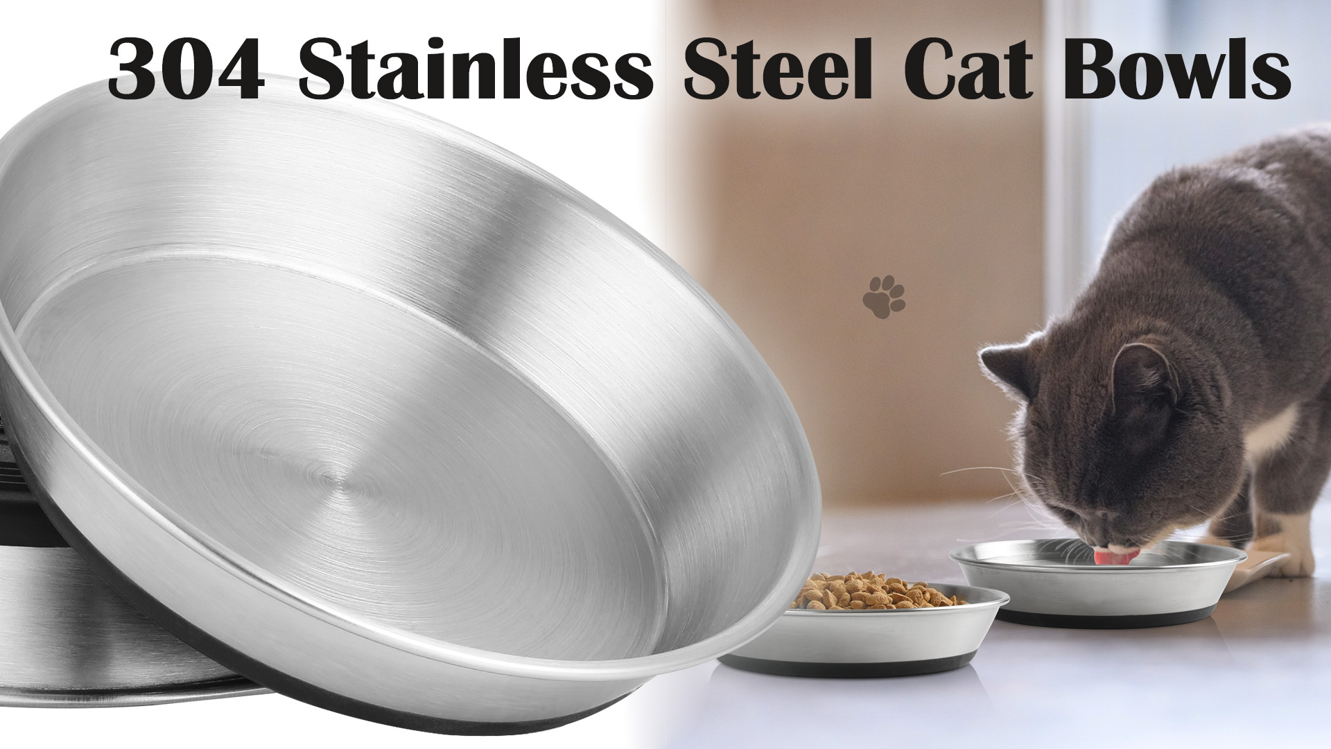 An application scenario or product detail of stainless steel cat water dish - Image 8