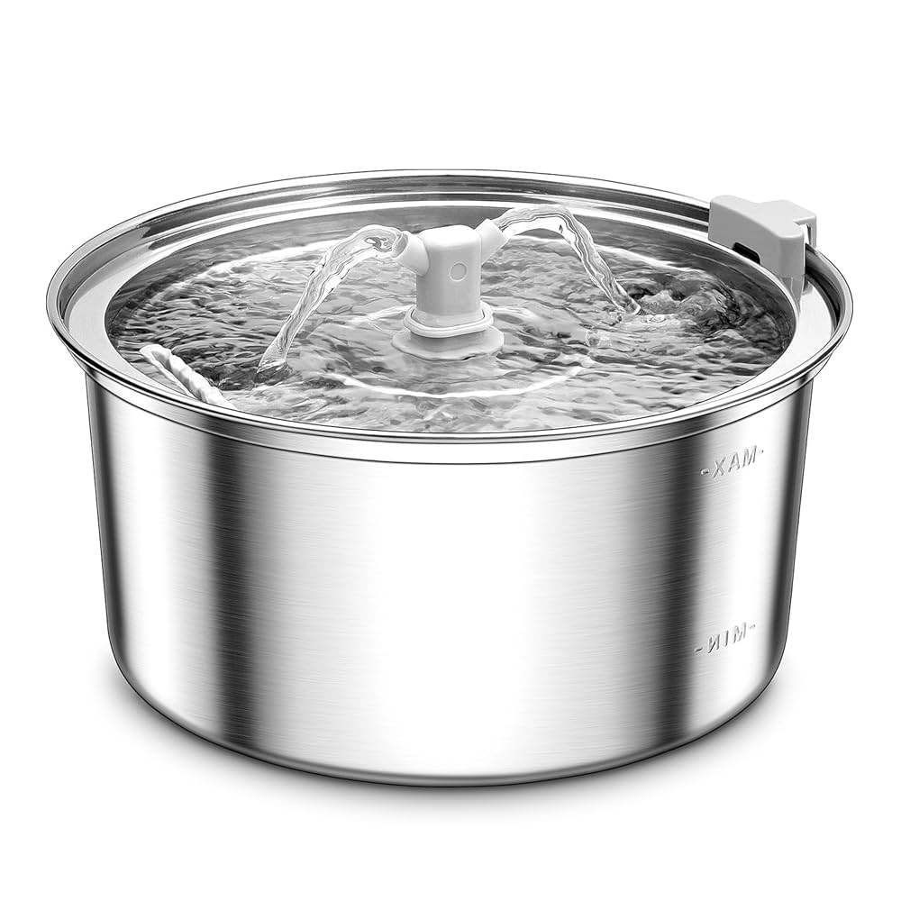 An application scenario or product detail of stainless steel water dispenser for cats - Image 8