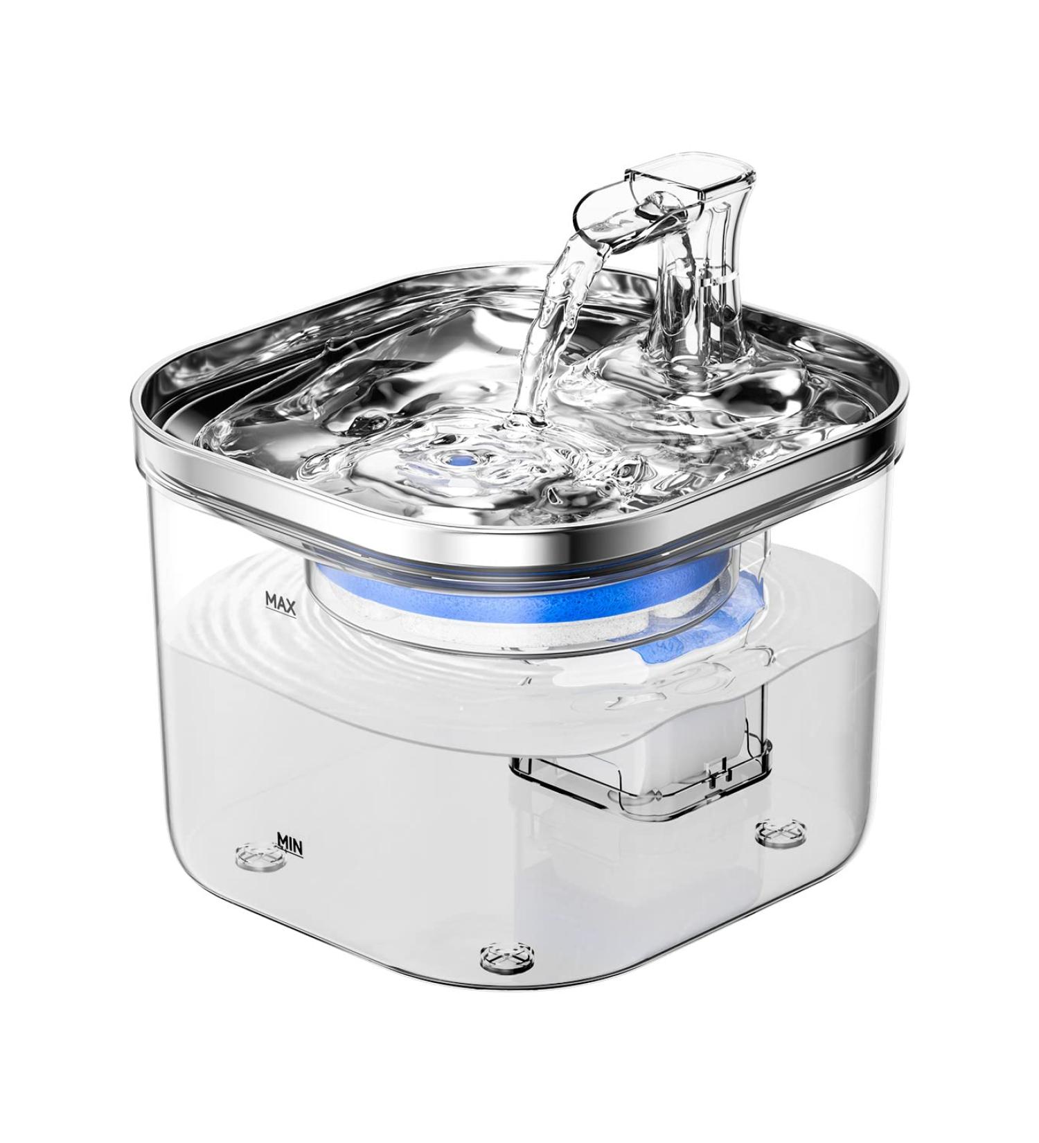 An application scenario or product detail of stainless steel water dispenser for cats - Image 23