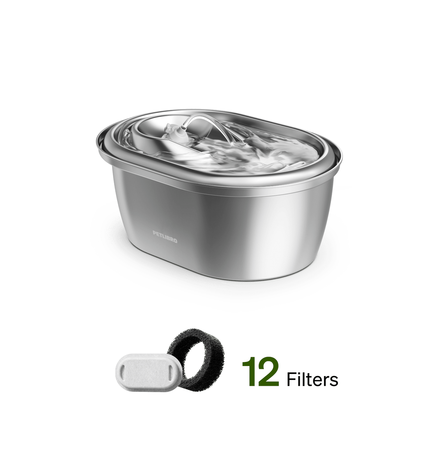 An application scenario or product detail of stainless steel water fountain for pets - Image 15