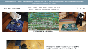 Stay Put Pet Bowl - Immovable Pet Feeding Solution