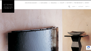 Stone Forest - Ribbed Waterwall Fountain