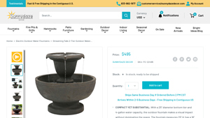 Sunnydaze - Streaming Falls 2-Tier Fountain