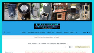 Super Feeder - Wall Mount Cat Feeders