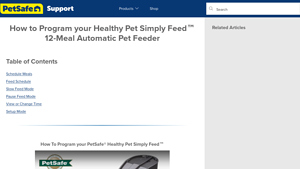 PetSafe - Healthy Pet Simply Feed™ 12-Meal Automatic Pet Feeder