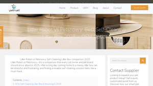 SZ Pet Trust - Litter Robot vs Petsnowy 2025 Comparison