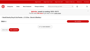 Boots & Barkley™ - Small Gravity Dog & Cat Feeder