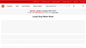 Target - Large Dog Water Bowls