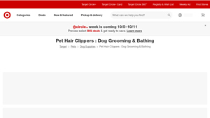Target - Pet Hair Clippers