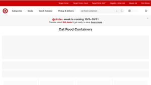 Target - Airtight Cat Food Containers