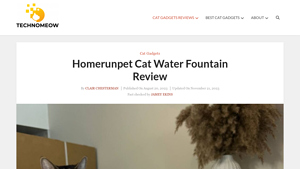 Homerunpet - Cat Water Fountain
