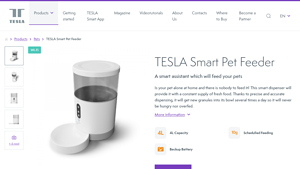 TESLA - Smart Pet Feeder