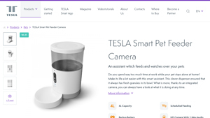 TESLA - Smart Pet Feeder Camera